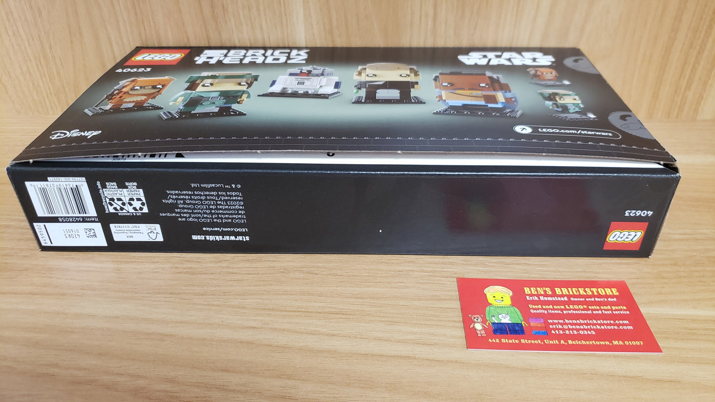 New, Complete LEGO® BrickHeadz Set 40623 - Star Wars Battle of Endor Heroes