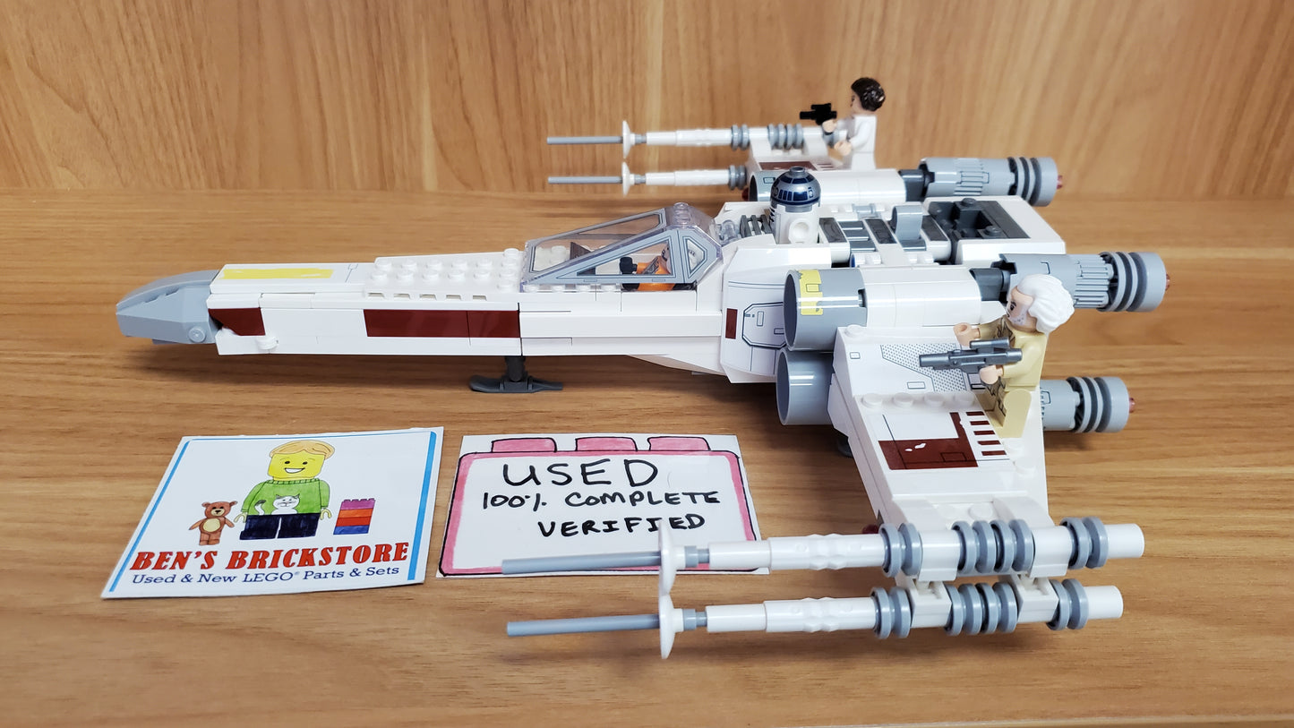 Used, Complete LEGO® Star Wars™ Luke Skywalker’s X-Wing Fighter™ 75301 (474 Pieces)