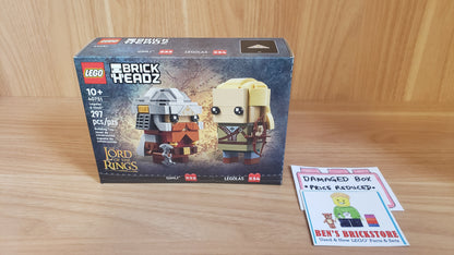 Sealed LEGO® BrickHeadz Lord of the Rings Set 40751 -Legolas & Gimli DAMAGED BOX