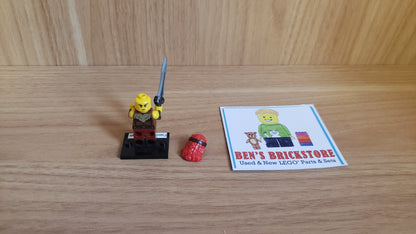 New, Complete LEGO® Collectible Minifigures Set col25-11 - Fierce Barbarian, Series 25 (Complete Set with Stand and Accessories)