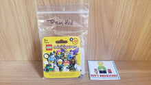 New, Complete LEGO® Collectible Minifigures Set col25-10 - Train Kid, Series 25 (Complete Set with Stand and Accessories)