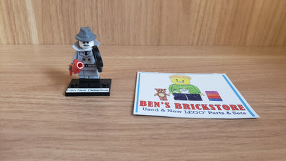 New, Complete LEGO® Collectible Minifigures Set col25-1 - Film Noir Detective, Series 25 (Complete Set with Stand and Accessories)