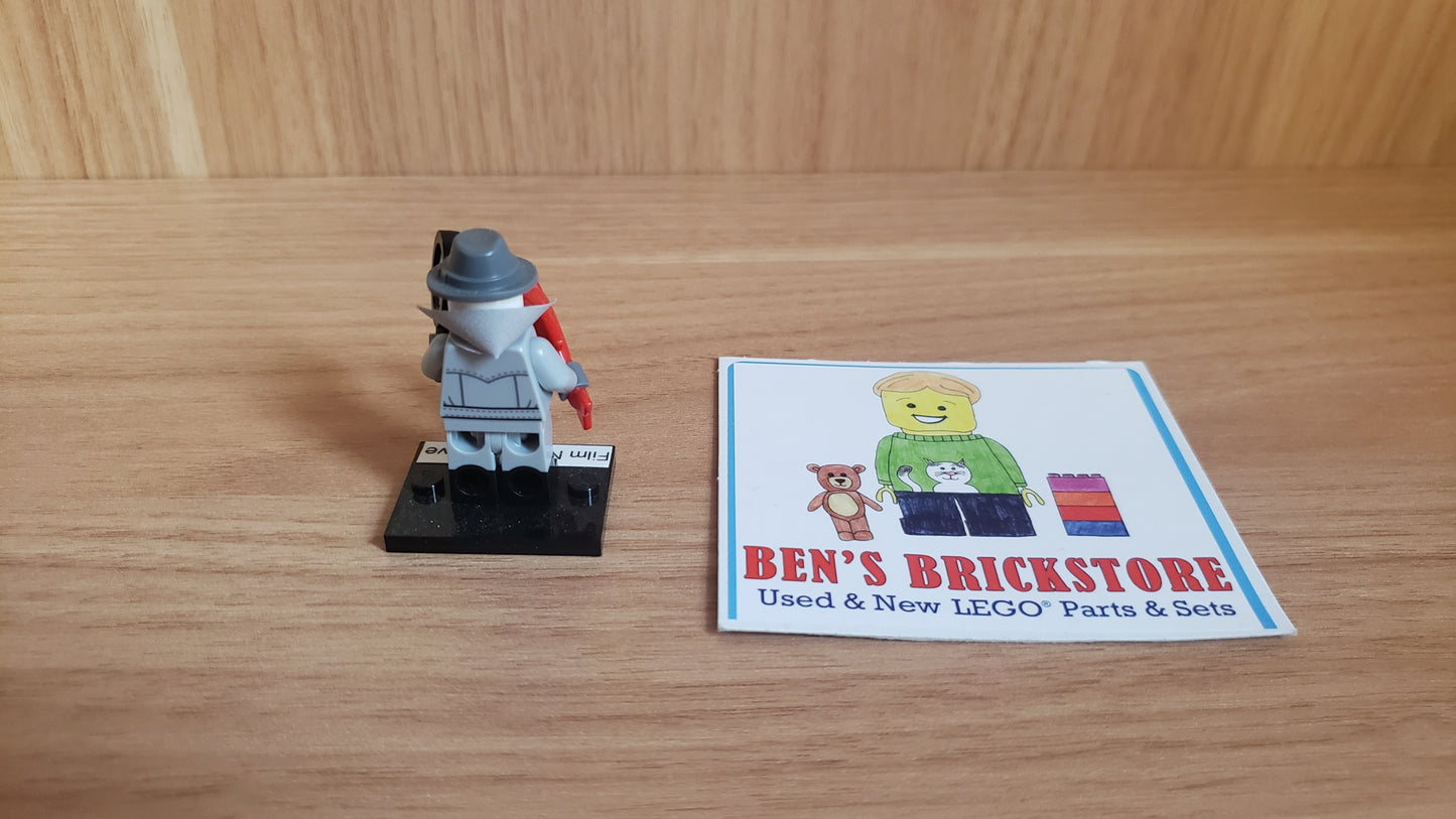 New, Complete LEGO® Collectible Minifigures Set col25-1 - Film Noir Detective, Series 25 (Complete Set with Stand and Accessories)