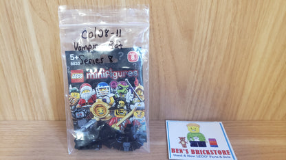 New, Complete LEGO® Collectible Minifigures Series 8, Set col08-11 - Vampire Bat, Series 8 (Complete Set with Stand and Accessories)