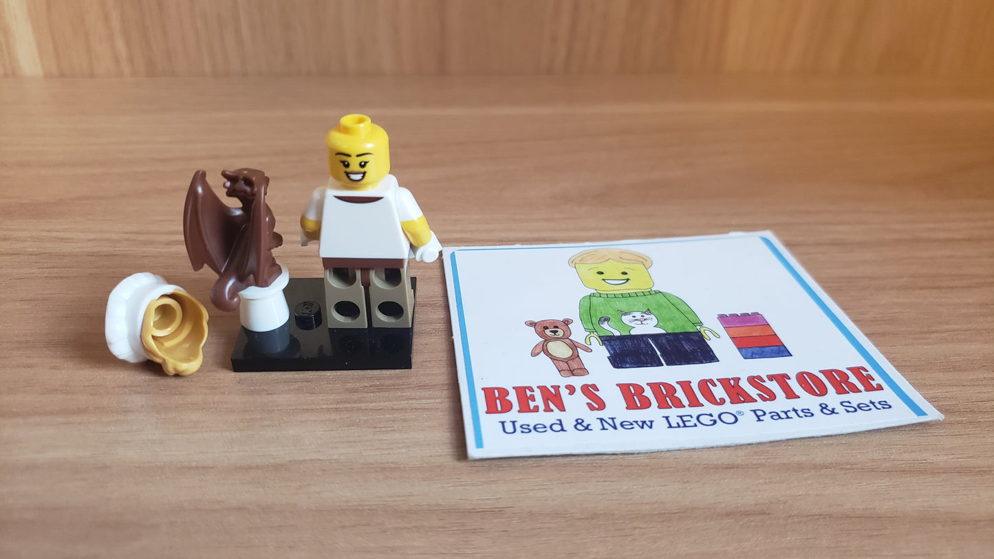 New, Sealed LEGO® Collectible Minifigures Set col29-7 Chocolatier, Series 29 (Complete Set with Stand and Accessories)