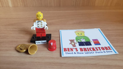 New, Sealed LEGO® Collectible Minifigures Set col29-8 Tuba Player, Series 29 (Complete Set with Stand and Accessories)