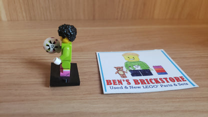 New, Sealed LEGO® Collectible Minifigures Set col29-9 Soccer Goalkeeper, Series 29 (Complete Set with Stand and Accessories)