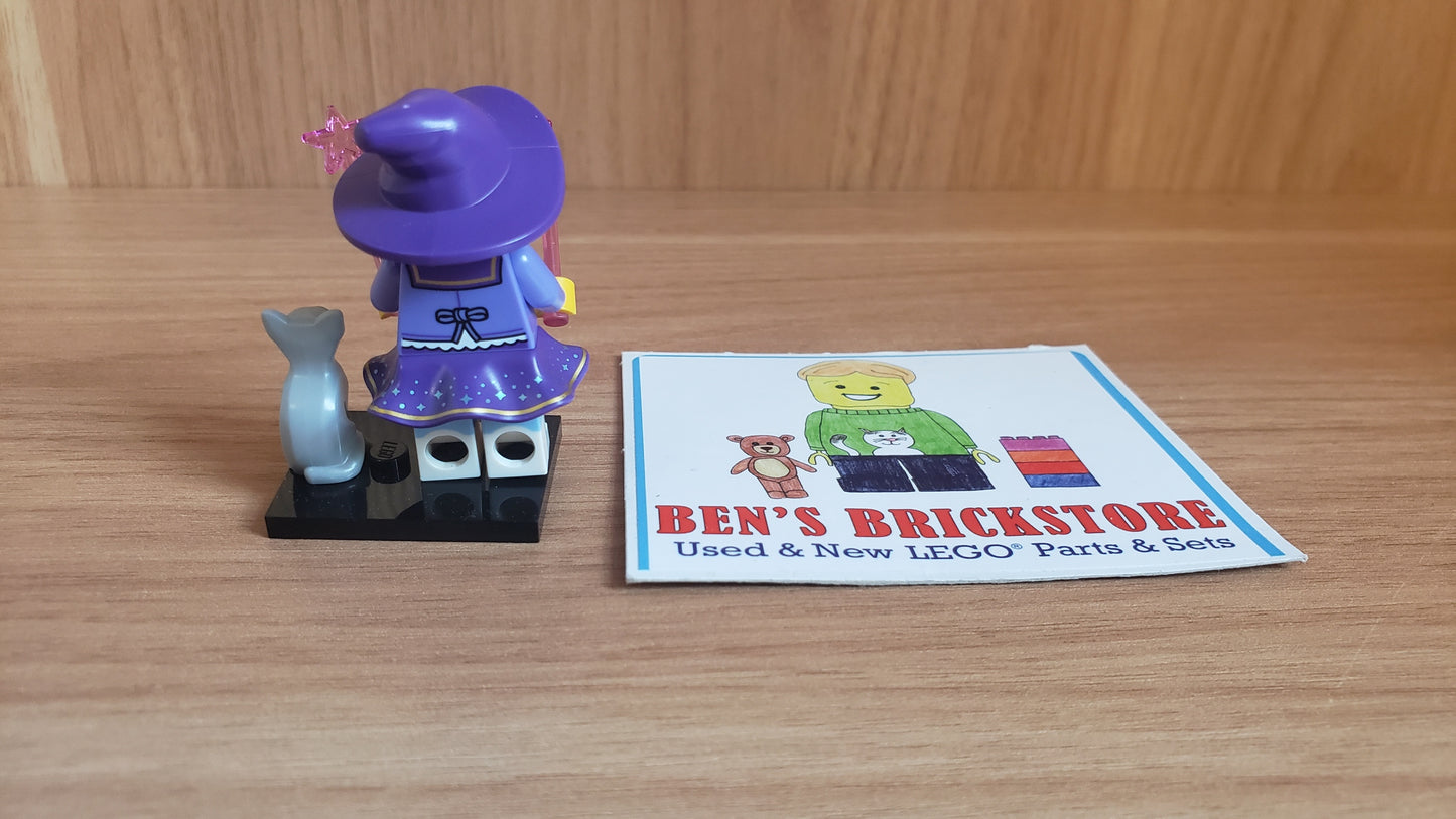 New, Sealed LEGO® Collectible Minifigures Set col29-10 Cute Witch, Series 29 (Complete Set with Stand and Accessories)
