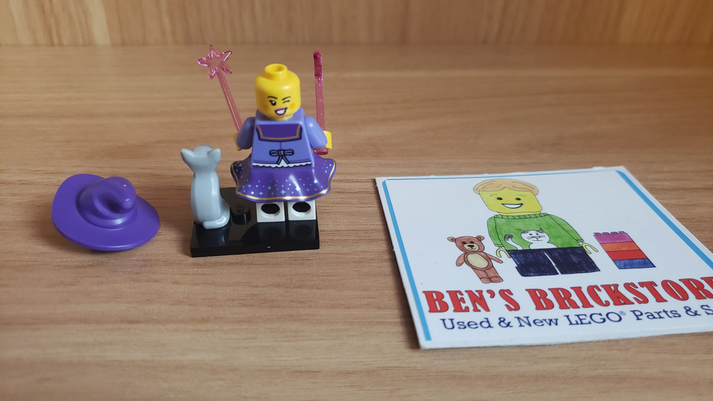 New, Sealed LEGO® Collectible Minifigures Set col29-10 Cute Witch, Series 29 (Complete Set with Stand and Accessories)