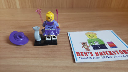 New, Sealed LEGO® Collectible Minifigures Set col29-10 Cute Witch, Series 29 (Complete Set with Stand and Accessories)
