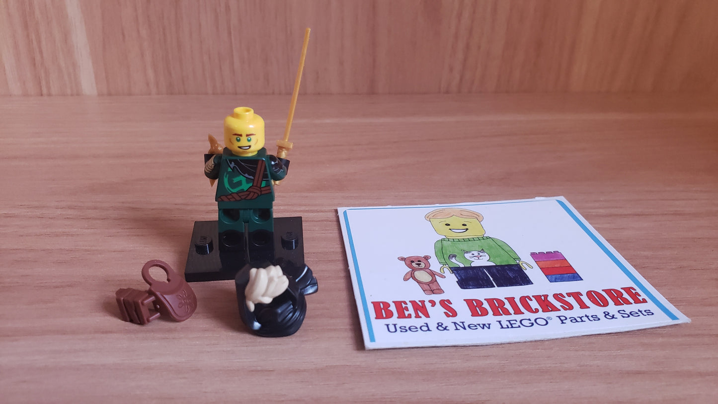 New, Sealed LEGO® Collectible Minifigures Set col29-11 Mysterious Ronin, Series 29 (Complete Set with Stand and Accessories)