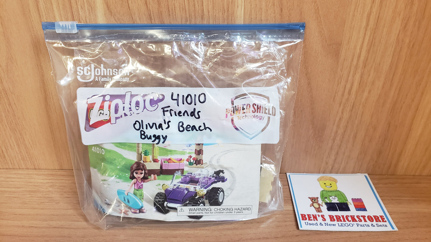 New, INCOMPLETE LEGO® Friends Set 41010 - Olivia's Beach Buggy, Sealed Bags, NO BOX