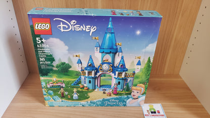 New, Sealed, DAMAGED BOX LEGO® Disney Cinderella and Prince Charming’s Castle 43206 (365 Pcs)
